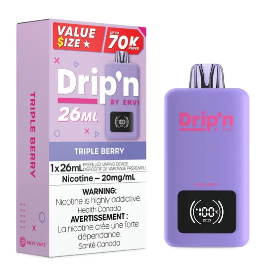 Drip'n by Envi 26ML Disposable - Triple Berry