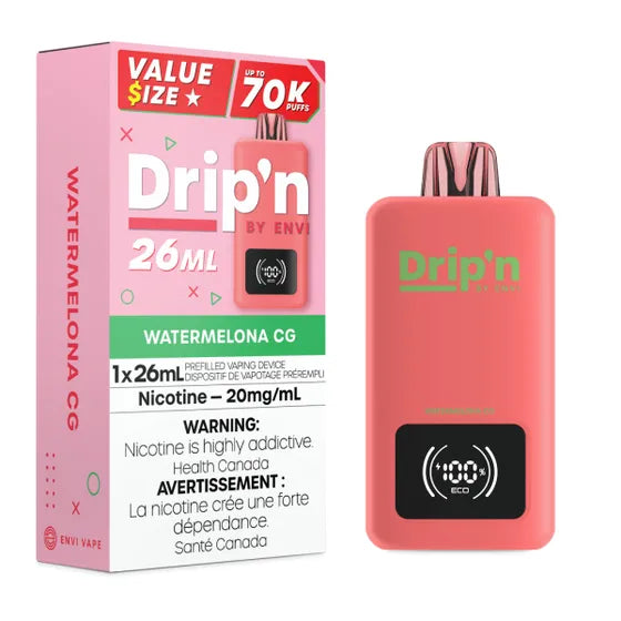 Drip'n by Envi 26ML Disposable - Watermelona CG