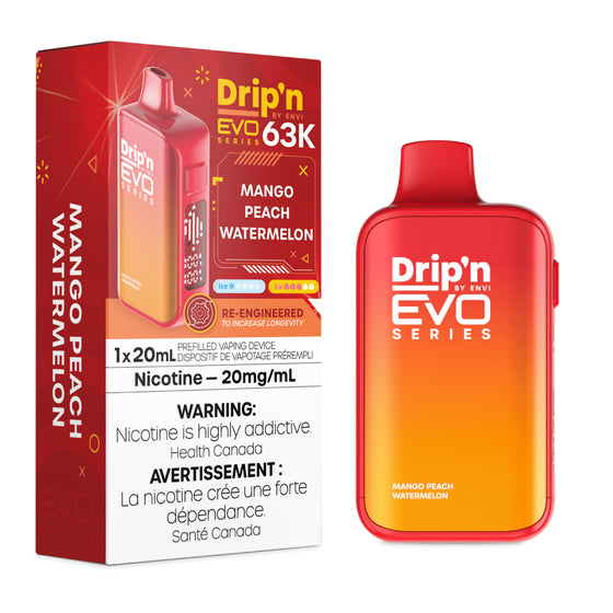 Drip'n by Envi EVO 63K Disposable - Mango Peach Watermelon