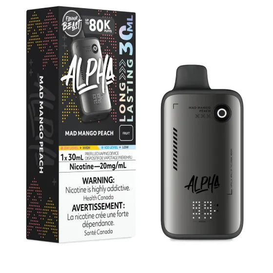 Flavour Beast Alpha Disposable - Mad Mango Peach