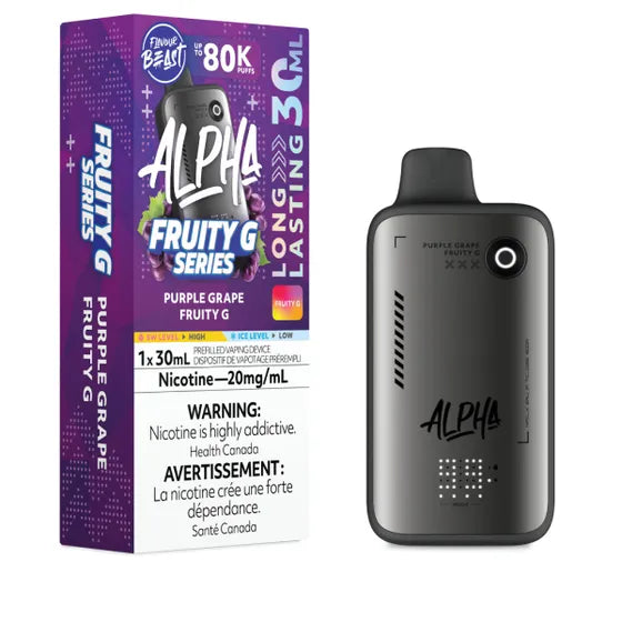 Flavour Beast Alpha Disposable - Purple Grape Fruity G