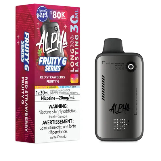 Flavour Beast Alpha Disposable - Red Strawberry Fruity G