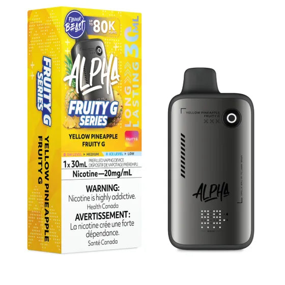 Flavour Beast Alpha Disposable - Yellow Pineapple Fruity G