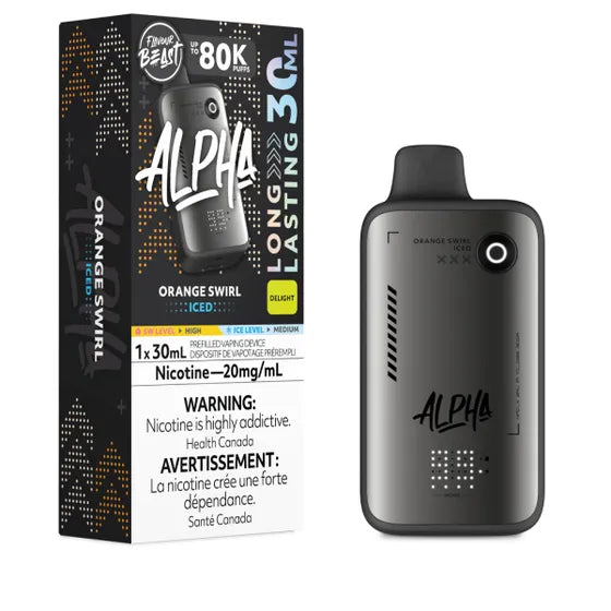 Flavour Beast Alpha Disposable - Orange Swirl Iced