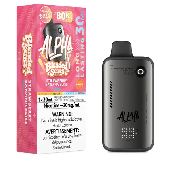 Flavour Beast Alpha Disposable - Strawberry Banana Bliss Iced