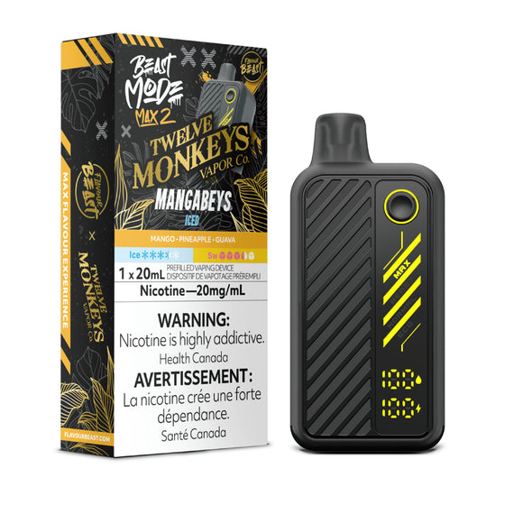 Flavour Beast Beast Mode Max 2 Disposable - Mangabeys Iced