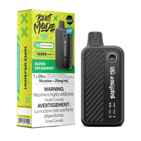 Flavour Beast Beast Mode Max 18K Disposable - Super Spearmint