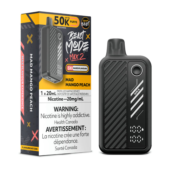 Flavour Beast Beast Mode Max 2 Disposable - Mad Mango Peach