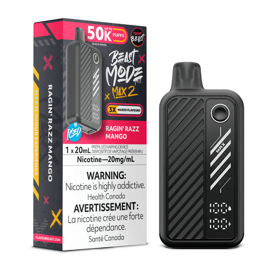 Flavour Beast Beast Mode Max 2 Disposable - Ragin' Razz Mango