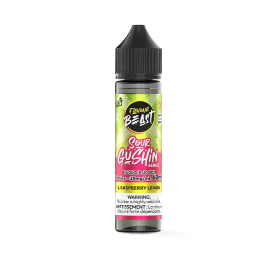 Flavour Beast E-Liquid 60ml Salt - SOUR GUSHIN S. Raspberry Lemon
