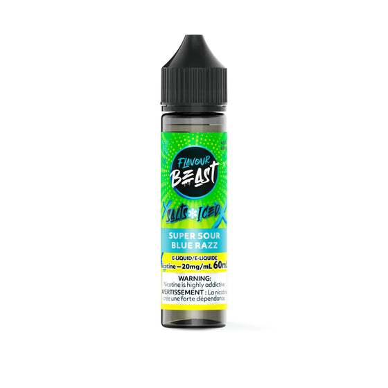 Flavour Beast E-Liquid 60ml Salt - Super Sour Blue Razz