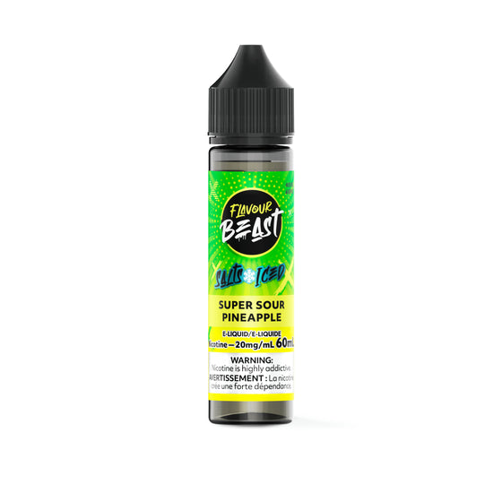 Flavour Beast E-Liquid 60ml Salt - Super Sour Pineapple