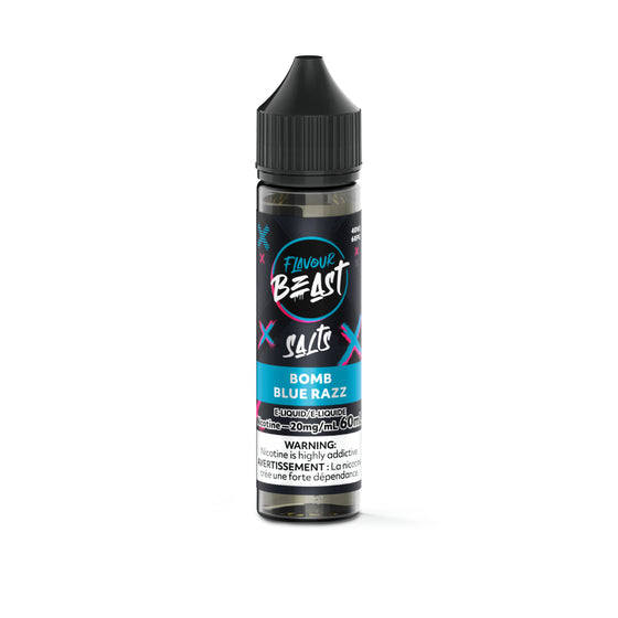Flavour Beast E-Liquid 60ml Salt - Bomb Blue Razz
