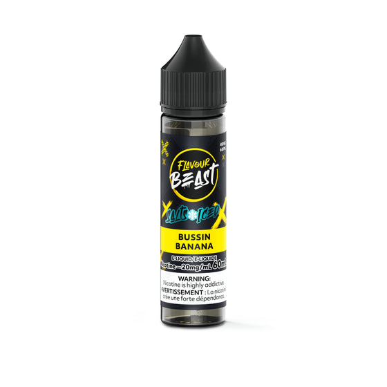 Flavour Beast E-Liquid 60ml Salt - Bussin Banana