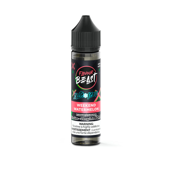 Flavour Beast E-Liquid 60ml Salt - Weekend Watermelon (Iced)