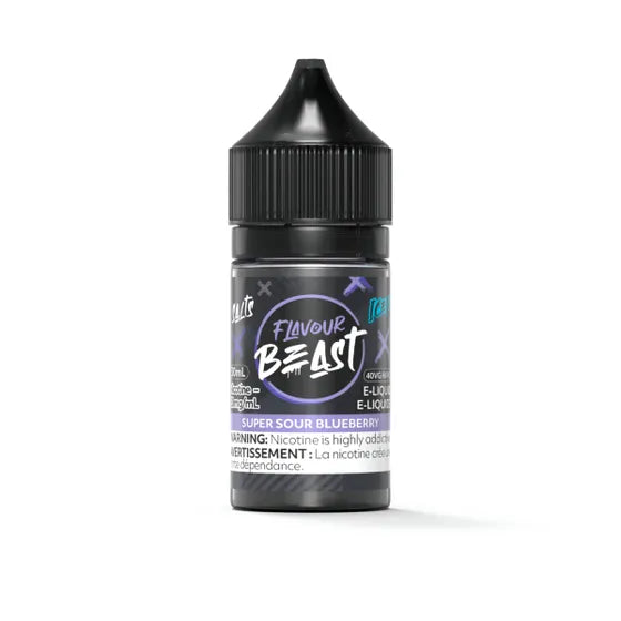 Flavour Beast E-liquid - Super Sour Blueberry Iced