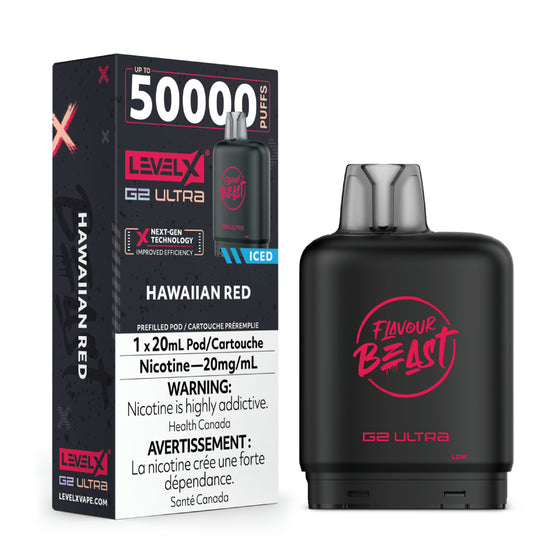 Level X Flavour Beast G2 Ultra - Hawaiian Red Iced