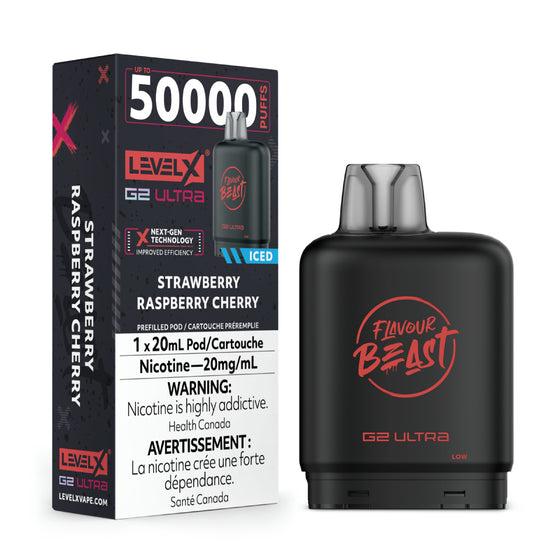 Level X Flavour Beast G2 Ultra - Strawberry Raspberry Cherry Iced