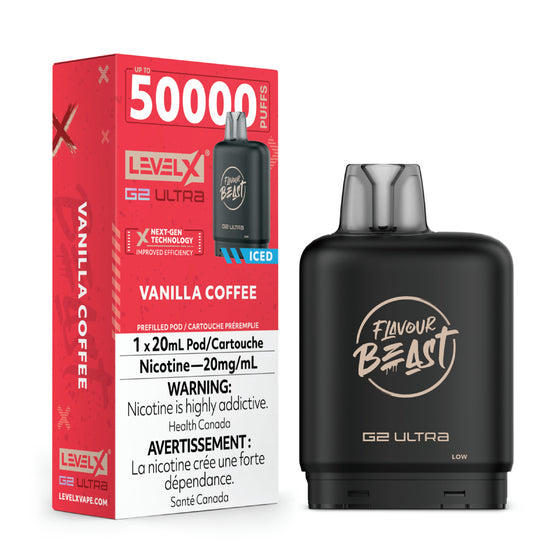 Level X Flavour Beast G2 Ultra - Vanilla Coffee Iced