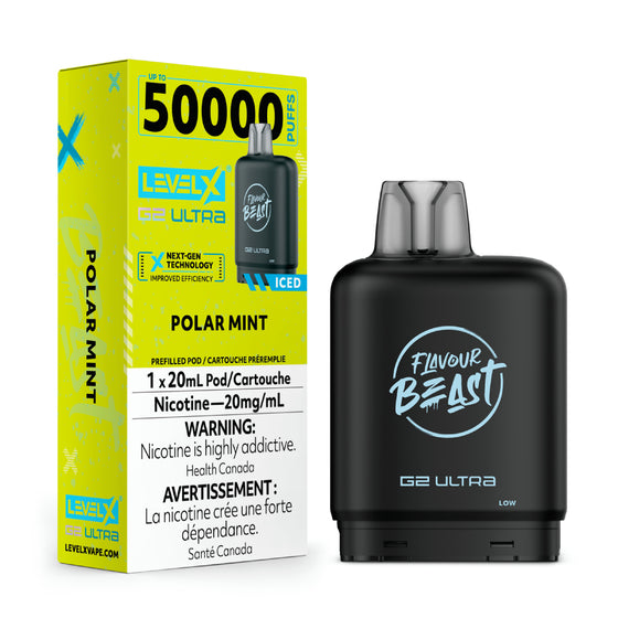 Level X Flavour Beast G2 Ultra Pod 20mL - Polar Mint