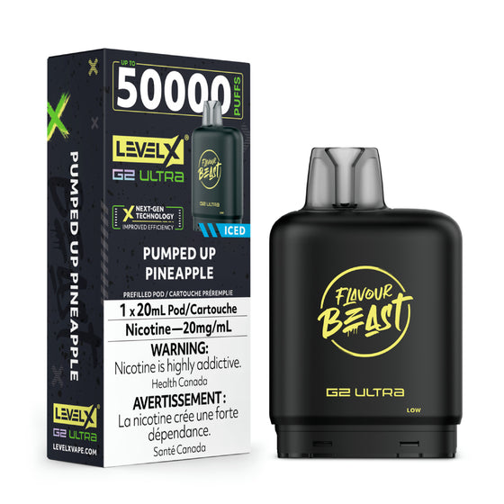 Level X Flavour Beast G2 Ultra Pod 20mL - Pumped Up Pineapple