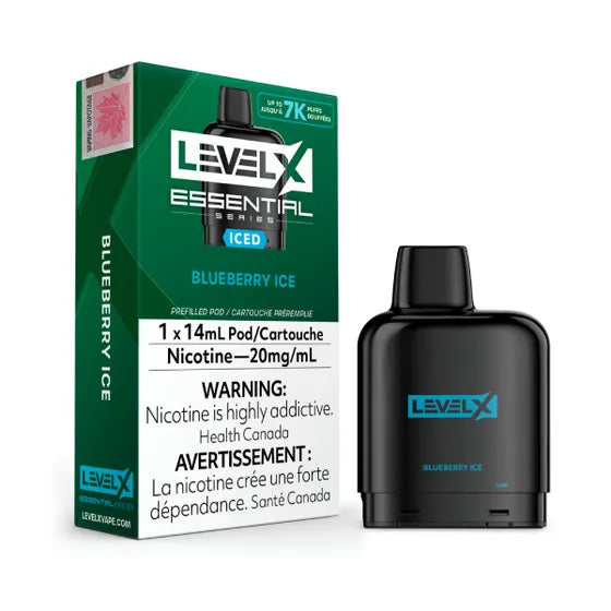 Level X Pod Essential Series 14mL - Blueberry Ice