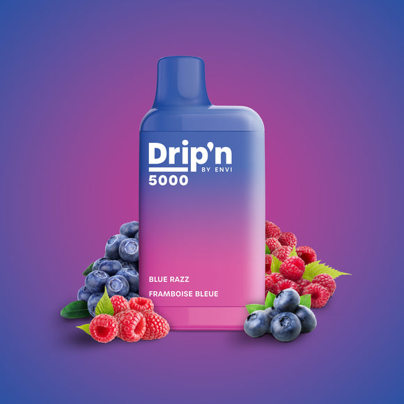 ENVI DRIP'N 5000 DISPOSABLE - Blue Razz