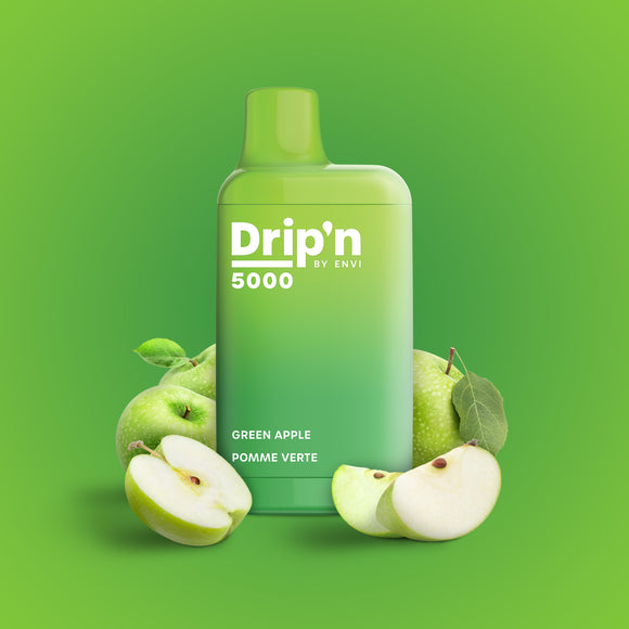 ENVI DRIP'N 5000 DISPOSABLE - Green Apple