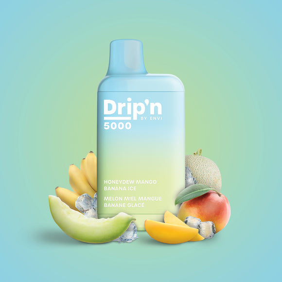 ENVI DRIP'N 5000 DISPOSABLE - Honeydew Mango Banana Ice