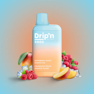 ENVI DRIP'N 5000 DISPOSABLE - Raspberry Peach Mango Ice