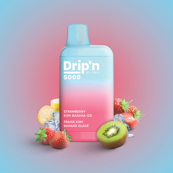 ENVI DRIP'N 5000 DISPOSABLE - Strawberry Kiwi Banana Ice