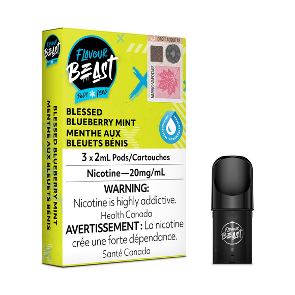Flavour Beast S Pods - Blessed Blueberry Mint Iced