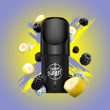 Flavour Beast S Pods - Blazin' Banana Blackberry Iced