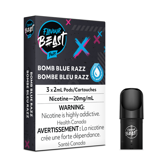 Flavour Beast S Pods - Bomb Blue Razz