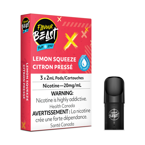 Flavour Beast S Pods - Lemon Squeeze Iced