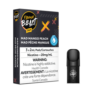 Flavour Beast S Pods - Mad Mango Peach