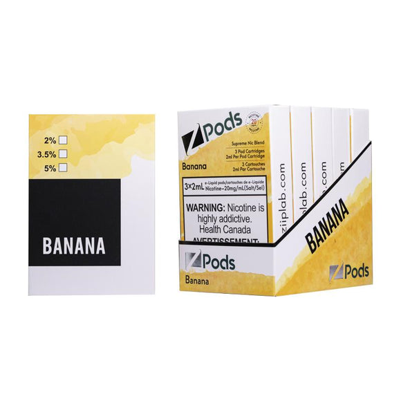ZPODS SPECIAL NIC BLEND BANANA