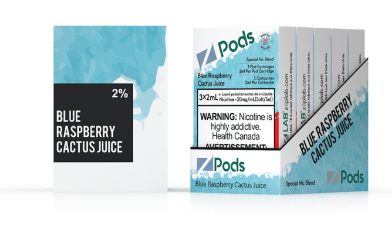 ZPODS SPECIAL NIC BLEND BLUE RASPBERRY CACTUS JUICE