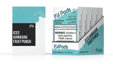 ZPODS SPECIAL NIC BLEND ICED HAWAIIAN FRUIT PUNCH