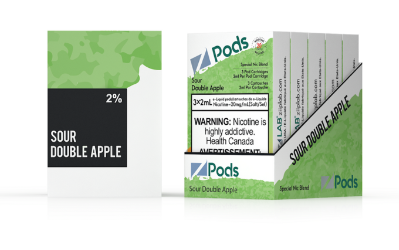 ZPODS SPECIAL NIC BLEND SOUR DOUBLE APPLE