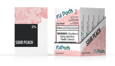 ZPODS SPECIAL NIC BLEND SOUR PEACH